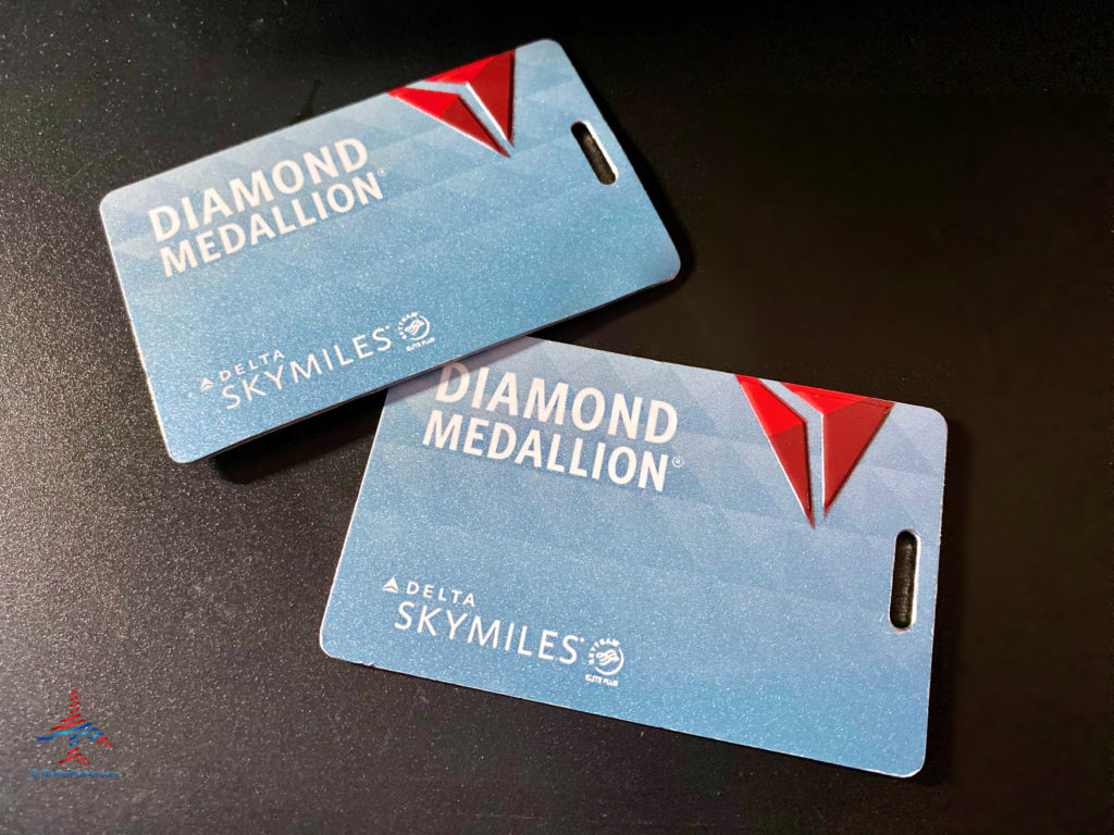 Delta Diamond Medallion status luggage tags