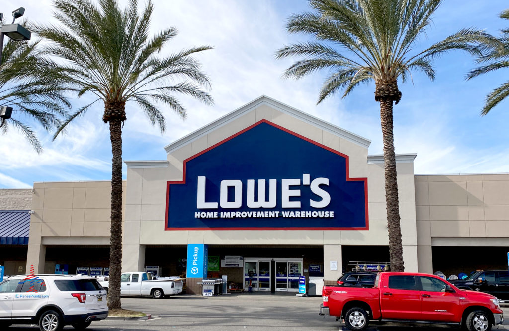 A Lowe's home improvement warehouse in Los Angeles, California.