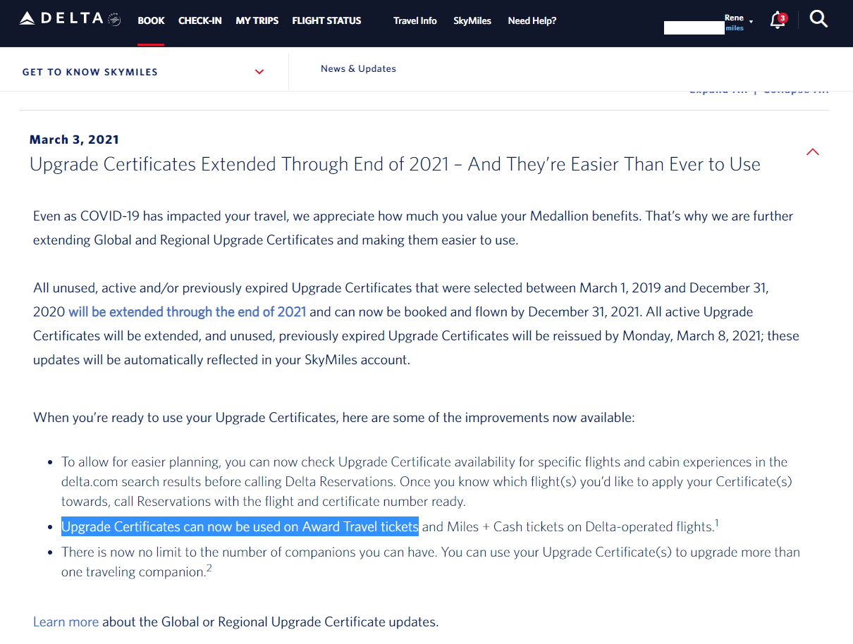 My First EVER Experience Redeeming Delta Global Upgrade on a SkyMiles Award Ticket!