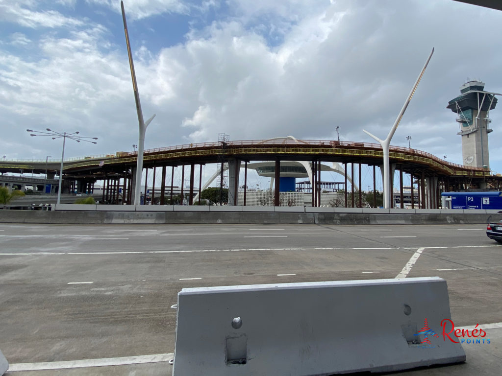 A people mover is being constructed at Los Angeles International Airport (LAX).