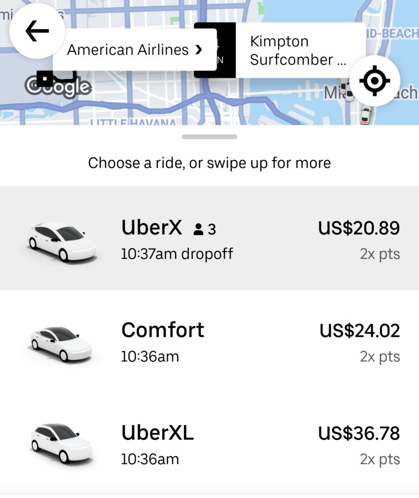 Uber Comfort Cars This is an Upcharge I am Happy to Pay Extra When