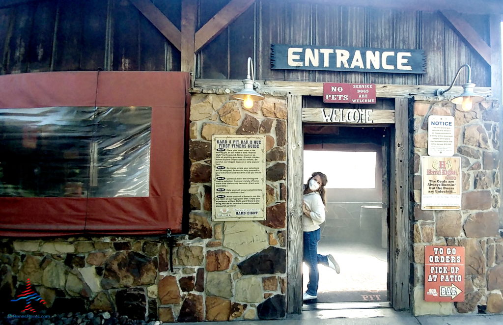 a woman standing in a doorway