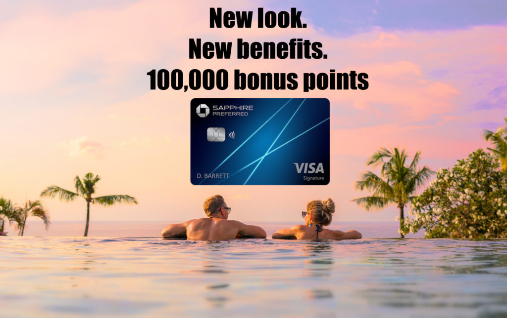 Chase Sapphire Preferred 100,000 point offer