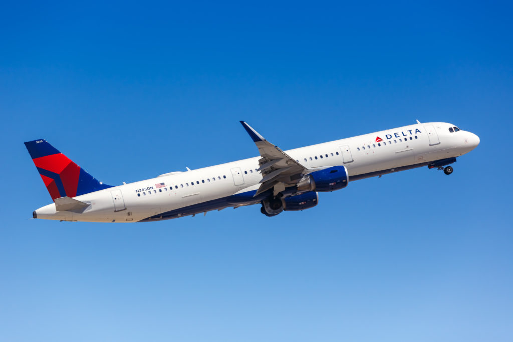 Phoenix, Arizona - April 8, 2019: Delta Air Lines Airbus A321 airplane at Phoenix Sky Harbor airport (PHX) in the United States. (Photo: ©iStock.com/Boarding1Now)