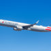 New York City, New York - March 1, 2020: American Airlines Airbus A321 airplane at New York JFK Airport in the United States. Airbus is a European aircraft manufacturer based in Toulouse, France.