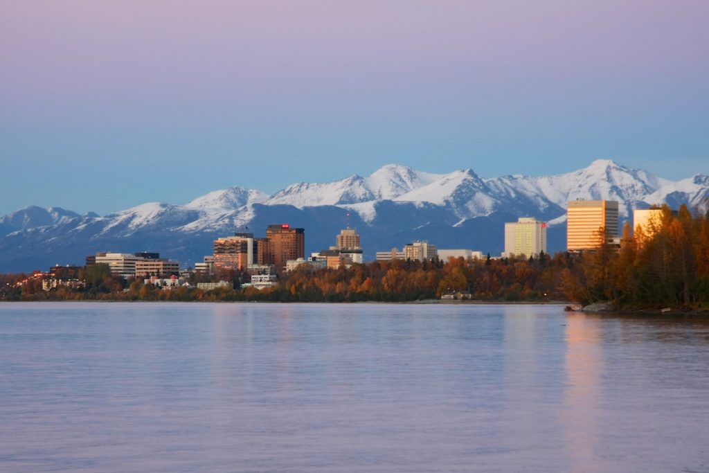 Anchorage, Alaska in the Fall