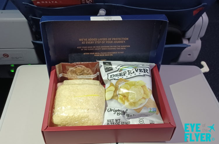 Review: Delta Italian Ham Sandwich First Class Lunch Meal October 2021 During COVID