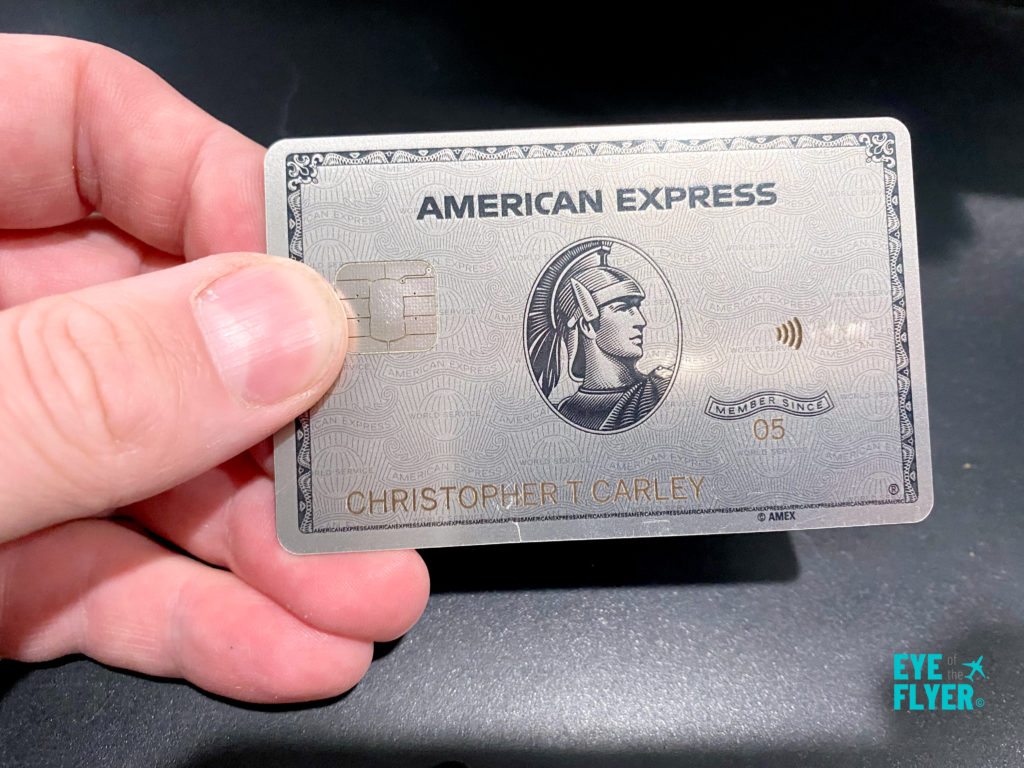 The Platinum Card® Card from American Express, colloquially known as the Amex Platinum Card.