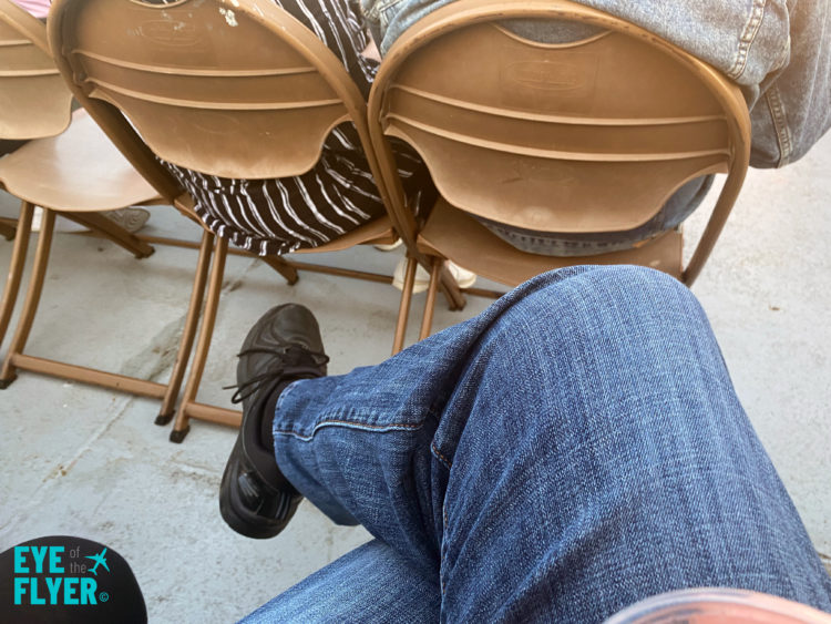 Legroom and seating on a Circle Line Harbor Lights Cruise