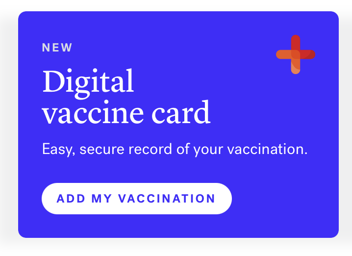 CLEAR Digital Vaccination storage