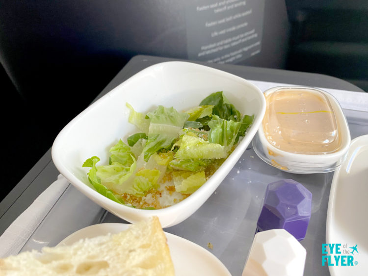 Delta One Baby Gem Lettuce with Garlic Breadcrumbs and Calabrian Caesar Dressing