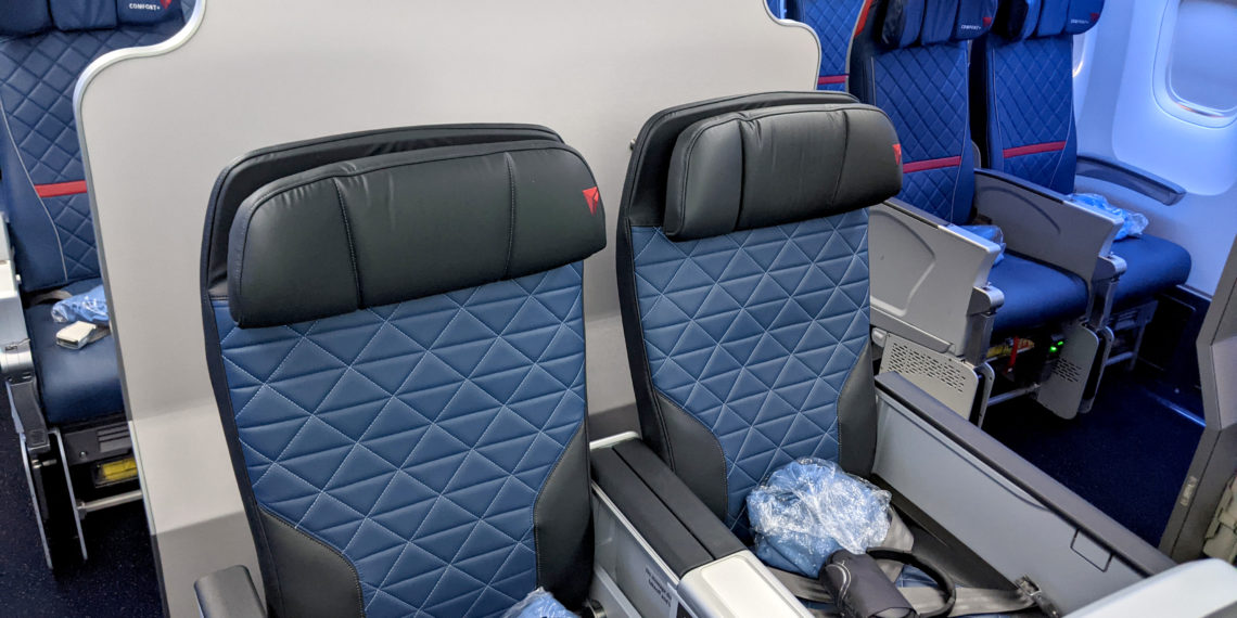 Delta Premium Select Seats But Comfort+ Service During LAX to JFK