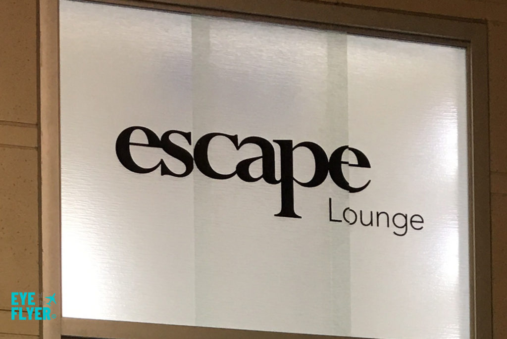 Entrance to the Escape Lounge at MSP