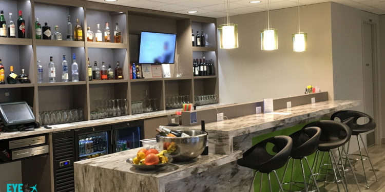 The bar is seen at the Escape Lounge MSP.