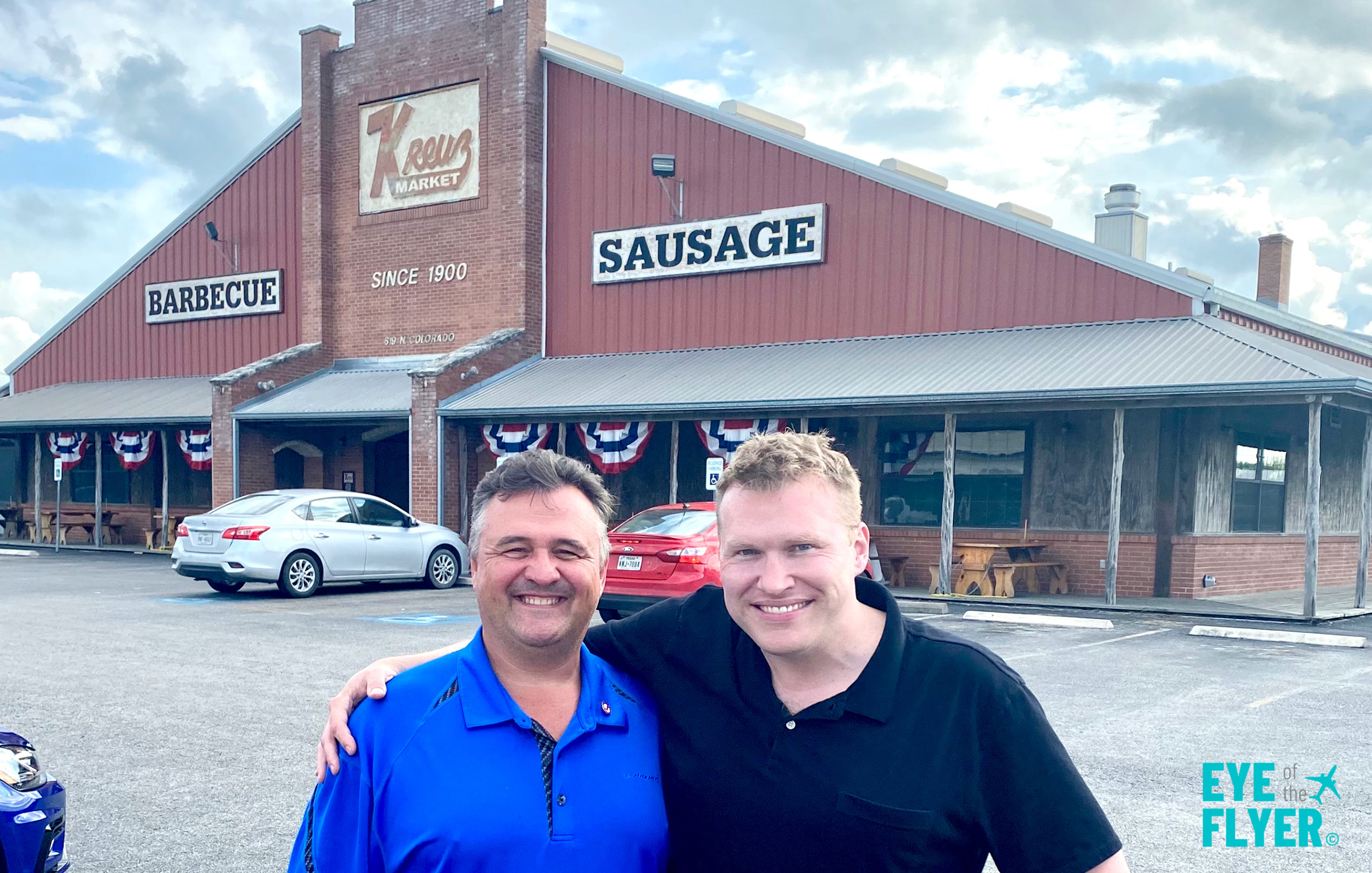 Eye of the Flyer writers René de Lambert and Chris Carley