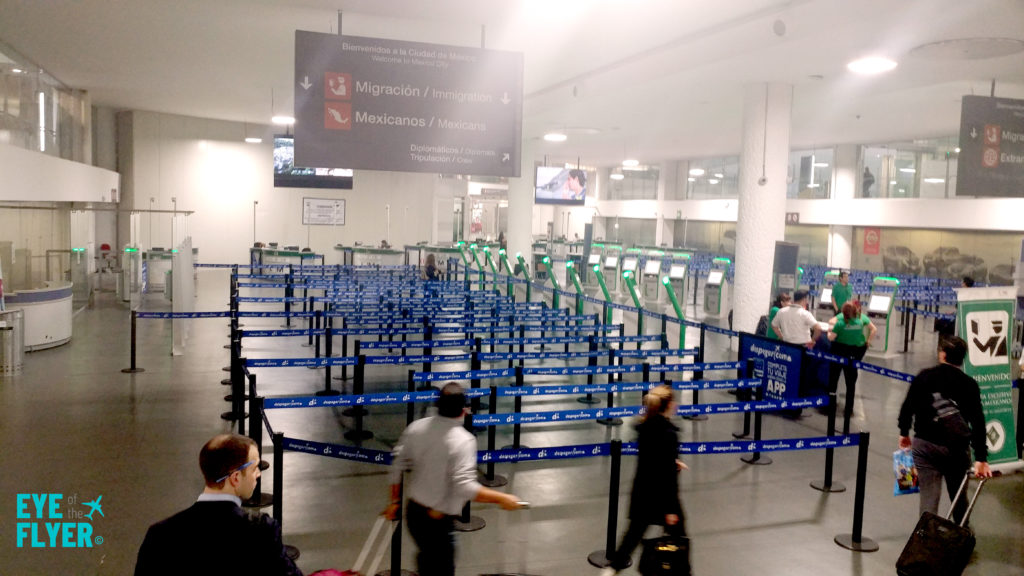 Immigration at Mexico City International Airport (officially known as Aeropuerto Internacional Benito Juárez) 