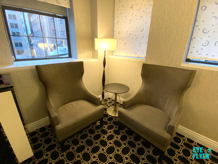 A King Premier Room at the Kimpton Muse Hotel near Times Square in New York