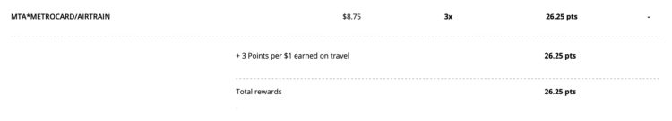 AirTrain fare in New York City: Chase Sapphire Reserve®