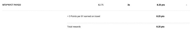 Subway fare in New York City: Chase Sapphire Reserve®