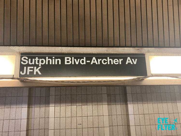 Taking the subway to JFK: Sutphin Boulevard/Archer Avenue station in Jamaica, Queens.