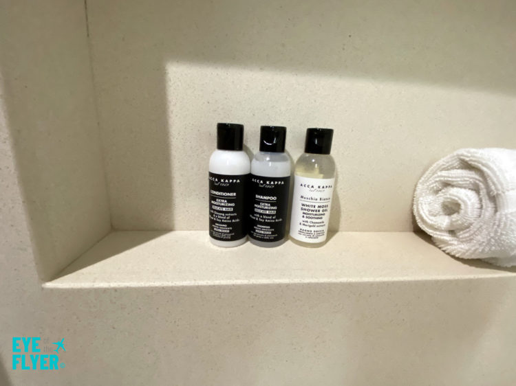 Acca Kappa toiletries are featured at W New York - Times Square