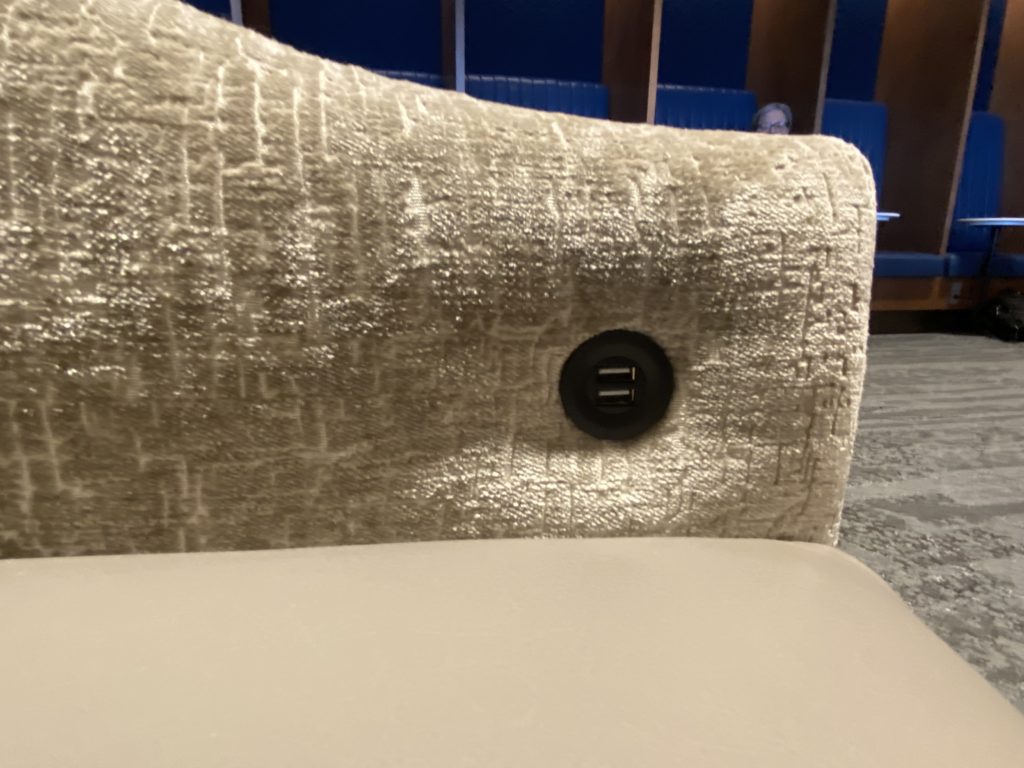 a close up of a chair