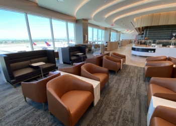The Brand New T3 Delta Sky Club at LAX!! [Quick Look]