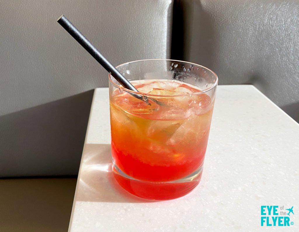 Delta Sky Club Strawberry Rye Spire cocktail review -- this ain't it, chief.