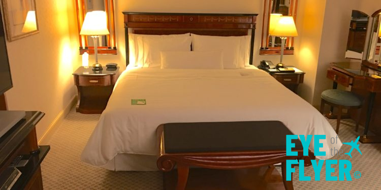 A guest bedroom at The Westin Tokyo, then a Starwood / SPG hotel, now a Marriott property. © Chris Carley