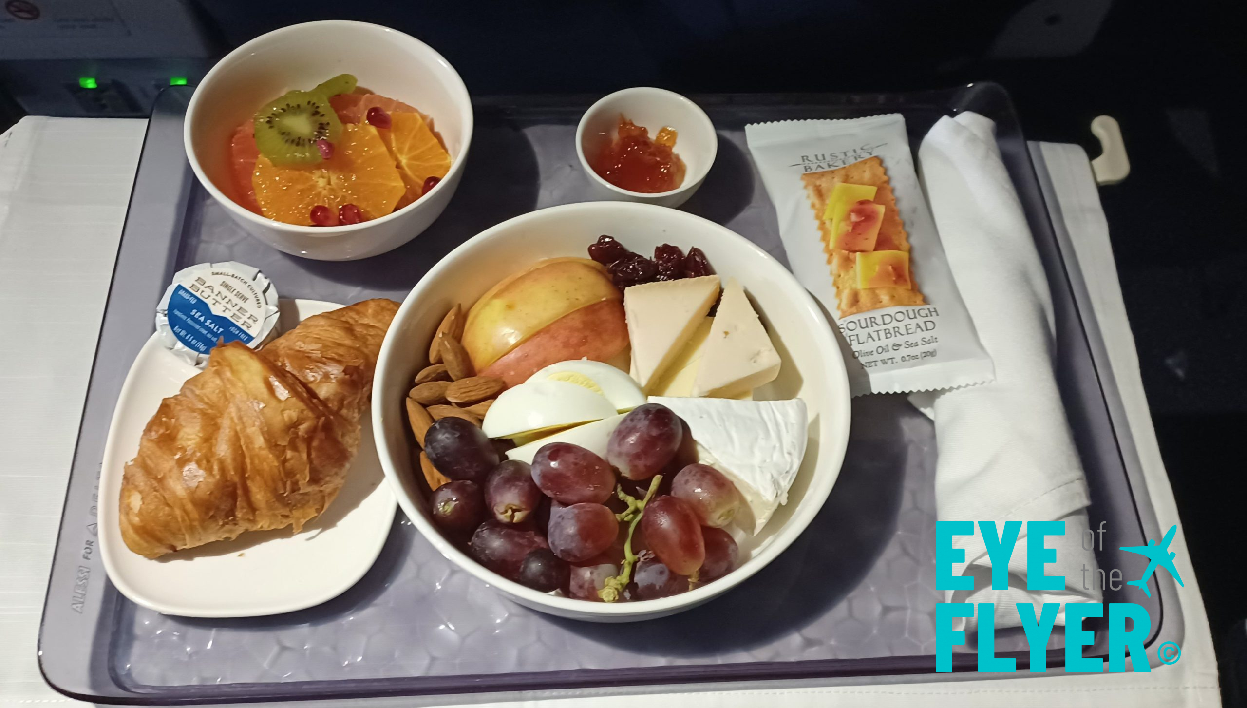 Some Cheese with My Wine (But in a VERY Tasty Way!) A Review of the Delta Air Lines Breakfast First Class Cheese Plate - Eye of the Flyer