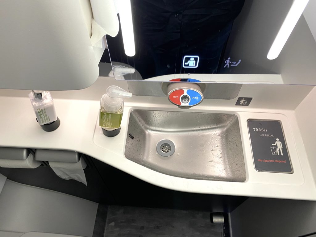 Delta Air Lines' Airbus A321neo forward lavatory