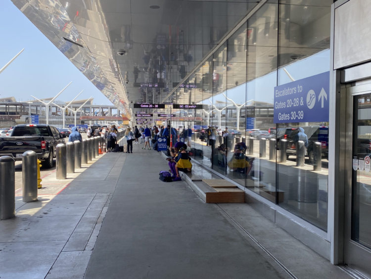 The new Delta LAX terminal head house at LAX Sky Way