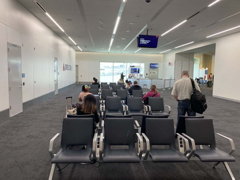 Delta Air Lines gate 31B inside Terminal 3 at Los Angeles International Airport (LAX).