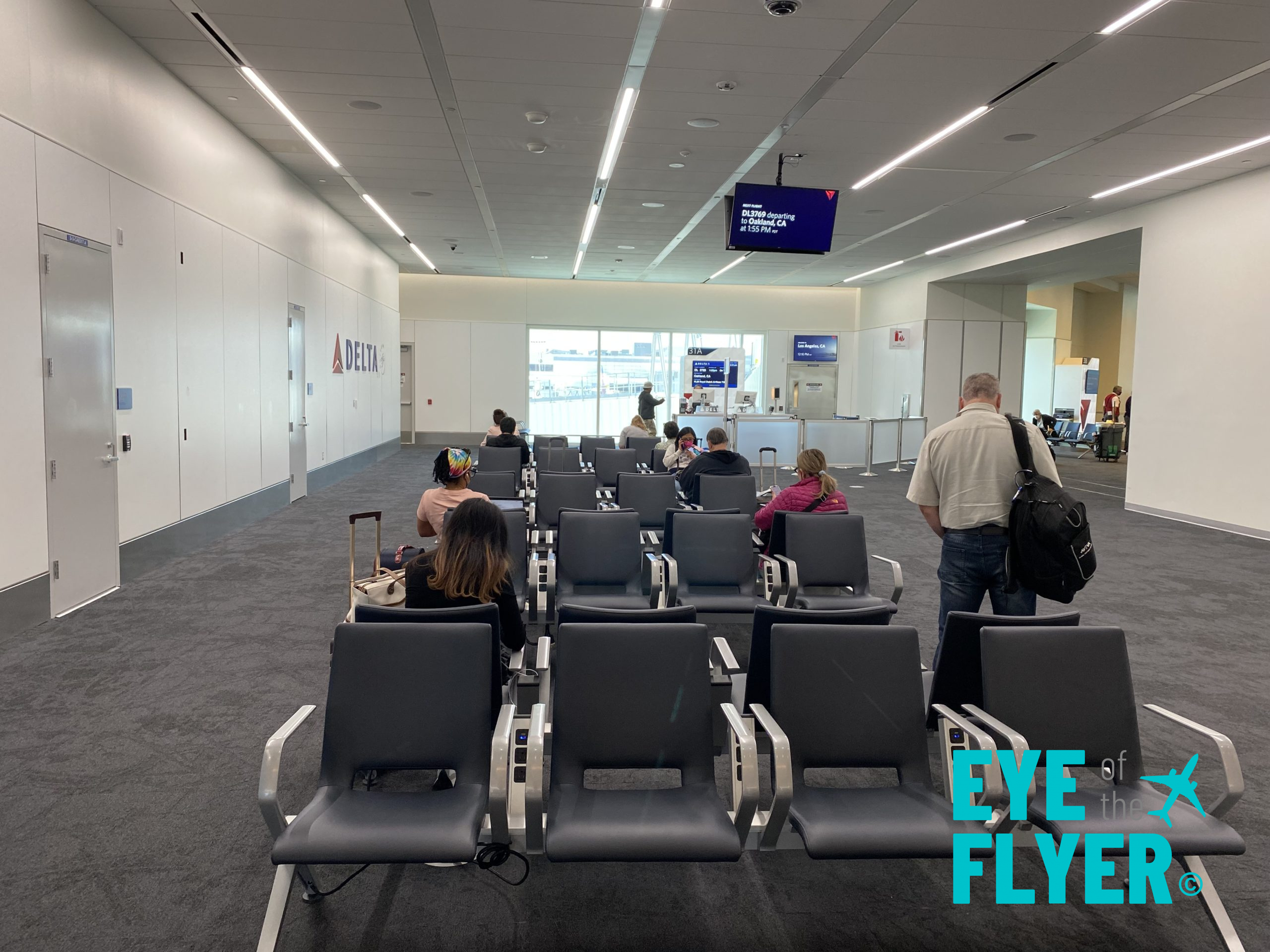 Delta Air Lines gate 31B inside Terminal 3 at Los Angeles International Airport (LAX).