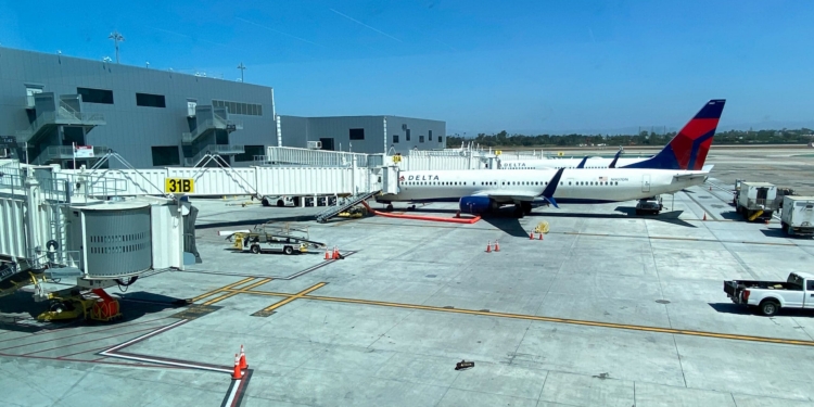 The new Terminal 3 gates for Delta Air Lines at Los Angeles International Airport (LAX).