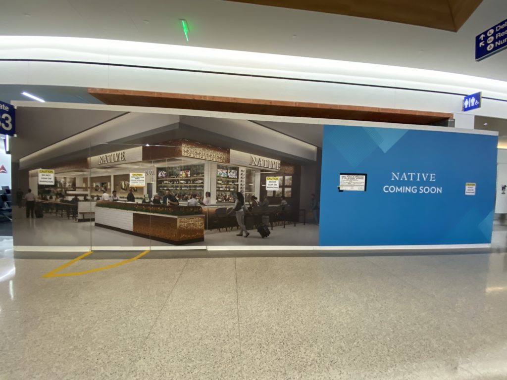 Native restaurant site inside LAX Terminal 3.