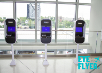CLEAR kiosks at New York-LaGuardia Airport