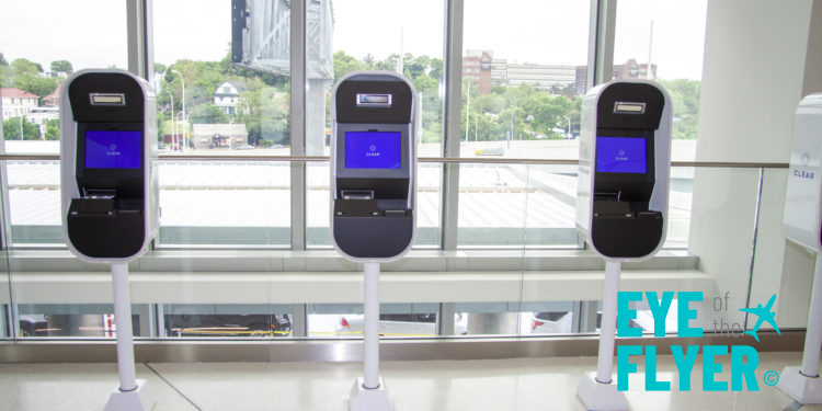 CLEAR kiosks at New York-LaGuardia Airport