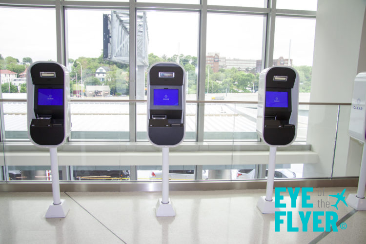 CLEAR kiosks at New York-LaGuardia Airport