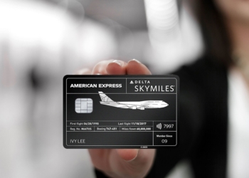 Delta and American Express announced two Reserve cards made of metal from a retired Boeing 747 airplane.