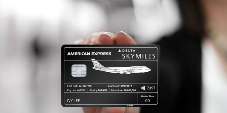 Delta and American Express announced two Reserve cards made of metal from a retired Boeing 747 airplane.