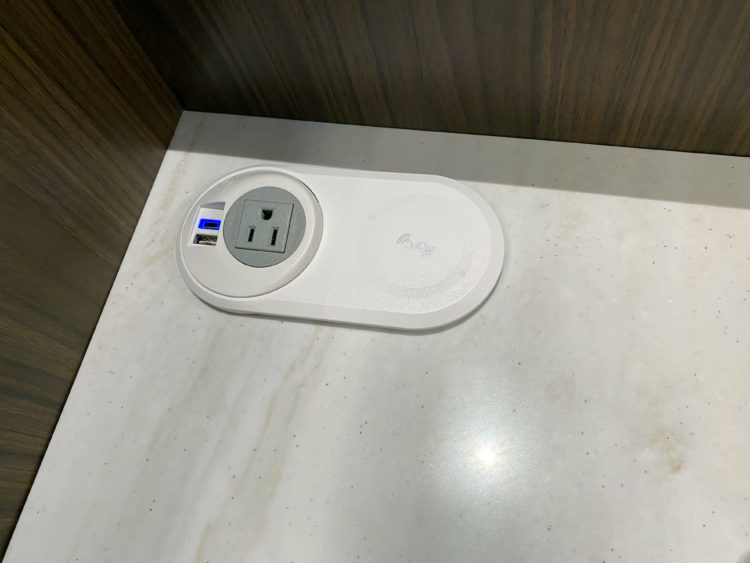 Delta Sky Club at Delta Air Lines' new Terminal C at LaGuardia Airport in Queens, New York (LGA).