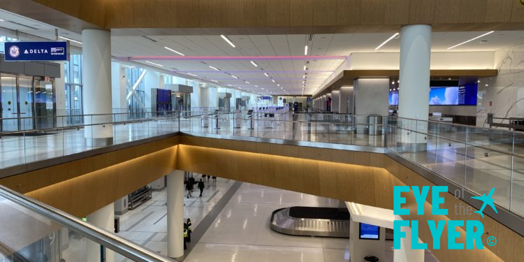 Delta Air Lines' new Terminal C at LaGuardia Airport in Queens, New York (LGA).
