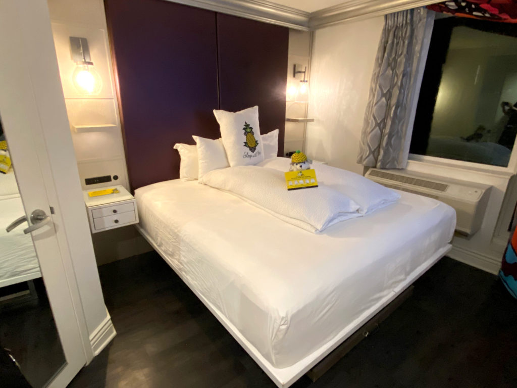 A King Celebrity Room at StayPineapple New York, booked through Airbnb and using the Capital One Venture X Rewards Credit Card.