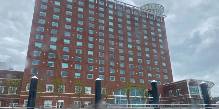 Hyatt Regency Boston Harbor airport hotel in Boston, Massachusetts.