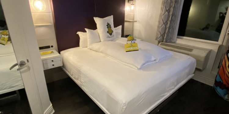 A Celebrity King Room at Staypineapple, An Artful Hotel, Midtown New York