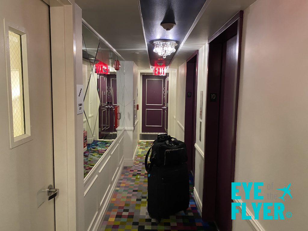 Hallway at the Staypineapple New York