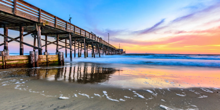 Newport Beach in Orange County, California