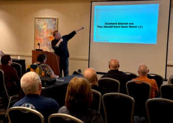 Chris Carley speaks at the 2022 Chicago Seminars