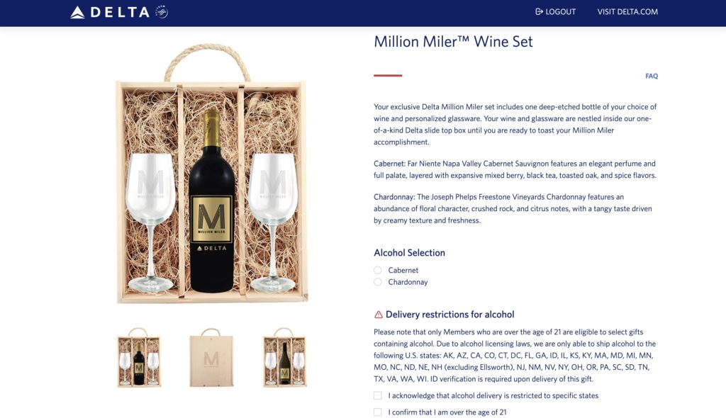 a screenshot of a wine set